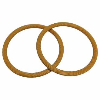 Bambu Görünümlü Akrilik Çanta Sap Rattan Model - Orivyum