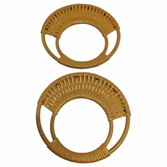 Bambu Görünümlü Plastik Çanta Sap Ay Model - Orivyum