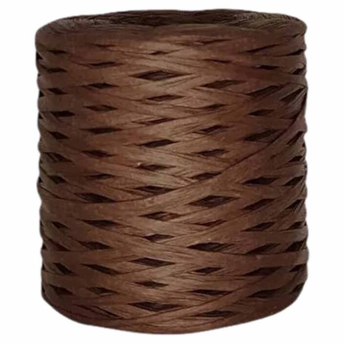 İthal Rafya İpi ( 200 Gram ) 44 Koyu Kahve - 1
