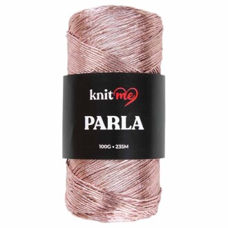 Knit Me Parla Simli İp ( 100 Gram ) Pudra - Knit Me