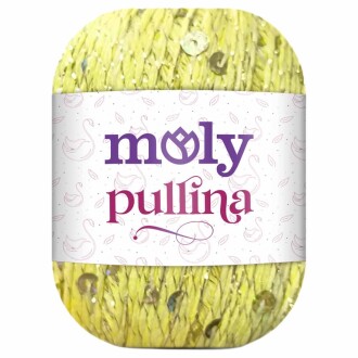 Moly Pullina Simli Örgü İpi ( 50 Gr ) 27 Sarı - Moly